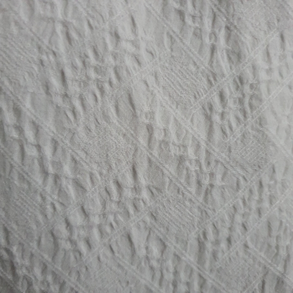 Rusty Short Sleeve V Neck White Mini Dress Size 14 NWT - Picture 11 of 12